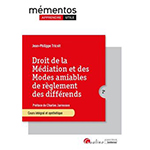 Droit de la médiation et des modes amiables de règlements des différends