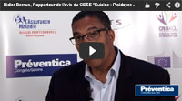 Le suicide au travail : facteurs de risques, moyens de prévention, préconisations du rapport "Suicide : Plaidoyer pour une prévention active"