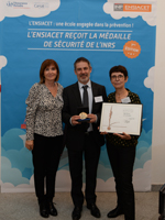 L’ENSIACET récompensée par l’INRS pour ses efforts dans la prévention des risques