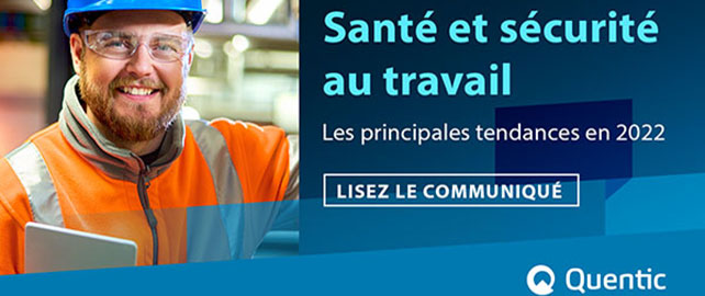 Quentic publie aujourd’hui son dernier Safety Management Trend Report