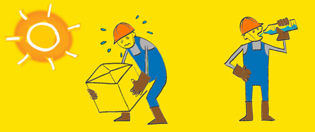 Employeurs, en cas de fortes chaleurs, prenez des précautions