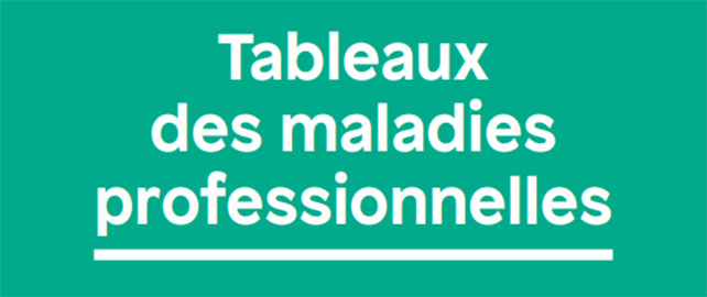 Un guide qui classe les maladies professionnelles par l’INRS