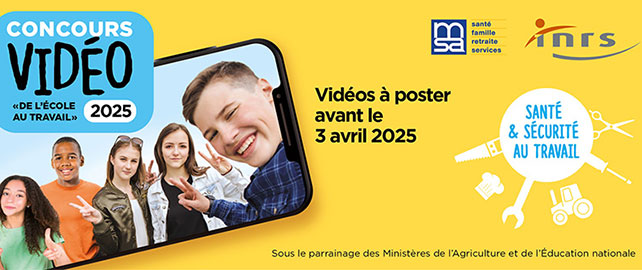  Un concours pour sensibiliser les futurs professionnels aux risques