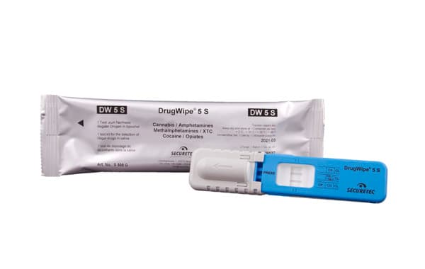 Test salivaire de dépistage de stupéfiants - DrugWipe®  5 drogues