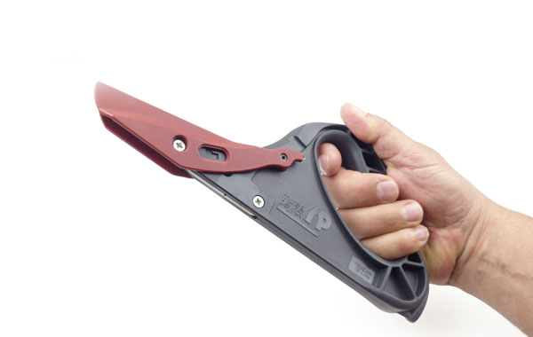 Couteau de sécurité spécialisé pour la découpe des emballages de bobines de papier - PÉLICAN