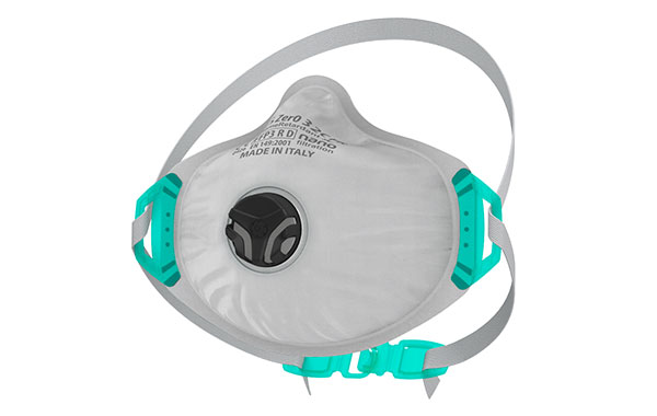 Masque jetable FFP3 R D à élastique réglables BLS Zero32