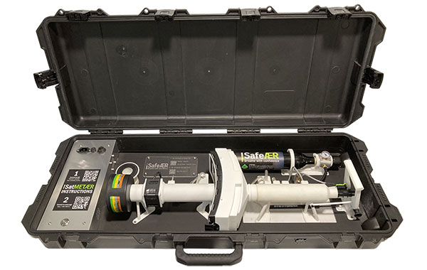 Appareil de mesure portable pour filtres et cartouches anti-gaz (ABEK) – SatMETӔR