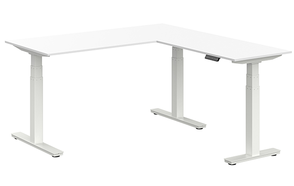 Bureau assis-debout CornerDesk (3 moteurs)